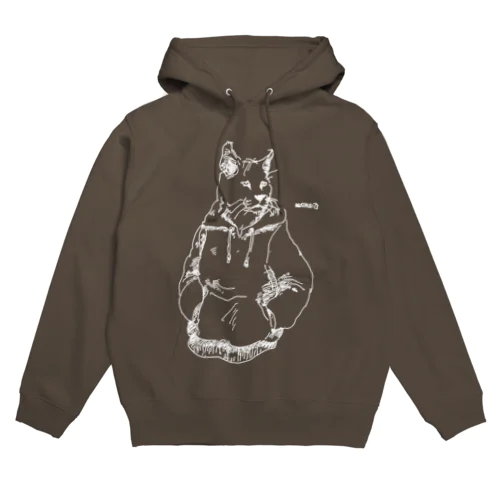 フーディを着た獣人のフーディ（暗色向け） Hoodie