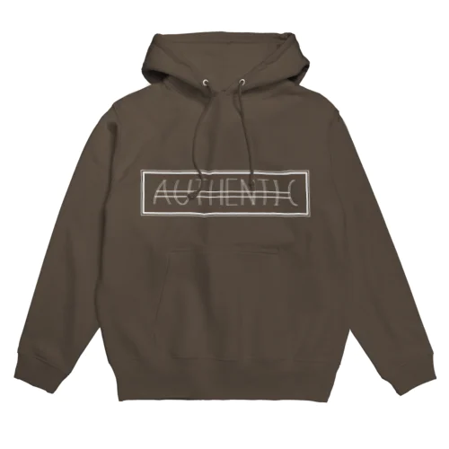 Authentic (white logo) パーカー