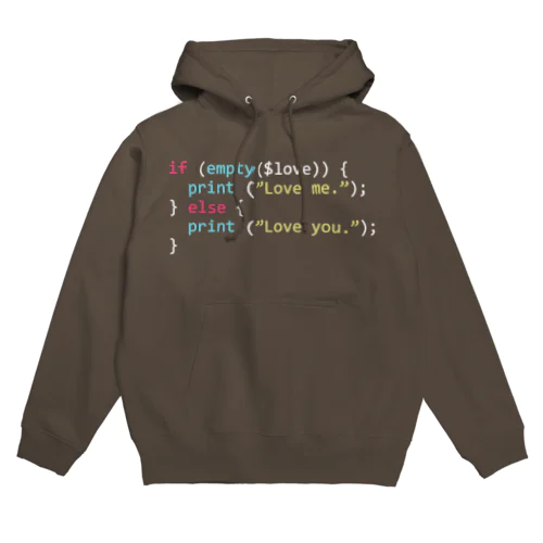 PHP Code - Love Hoodie