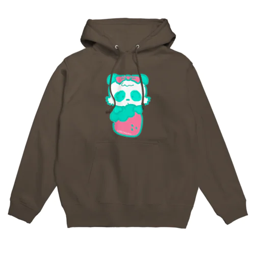 春パンダ みどり Hoodie