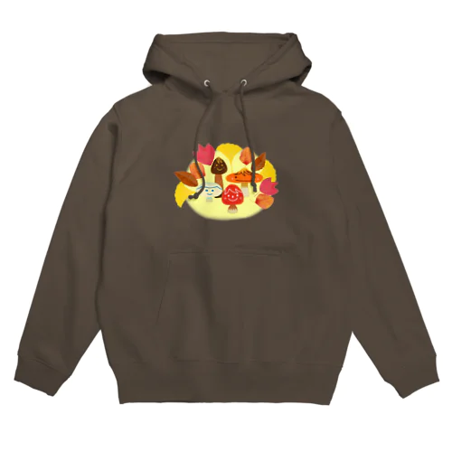 木の葉の森のキノコたち Hoodie