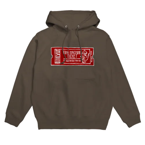 恐竜時代タイムマシンチケット〜白亜紀行き〜　RED Hoodie