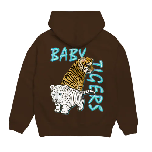 BABY TIGERS　バックプリント Hoodie