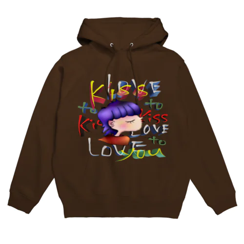 Kiss you design  Hoodie