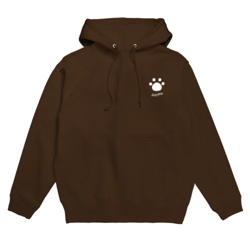 dog paw_white Hoodie