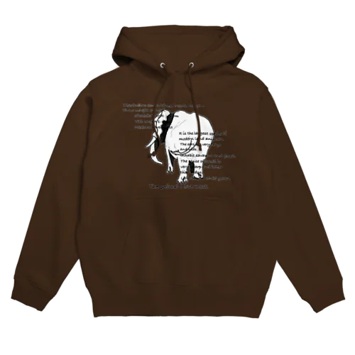 data Tシャツ（African elephant） パーカー