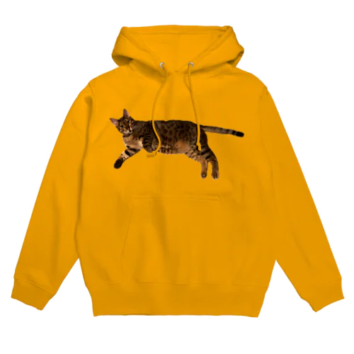 のびのびゴロン ベンガル猫の琥珀 Hoodie