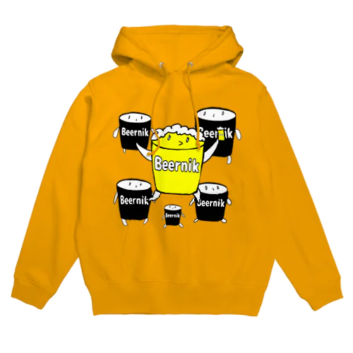 ビールニクンとカラコップン Hoodie