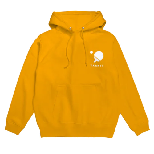 シンプル　卓球　白 Hoodie