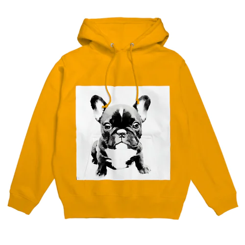 フレンチブルドックの仔犬グッズ Hoodie