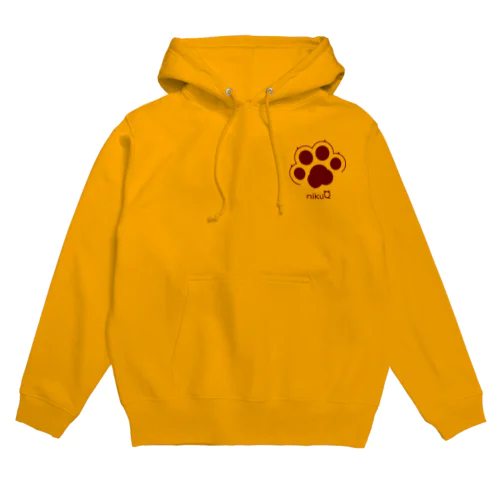 肉球をモチーフにしたオリジナルブランド「nikuQ」（猫タイプ）です Hoodie