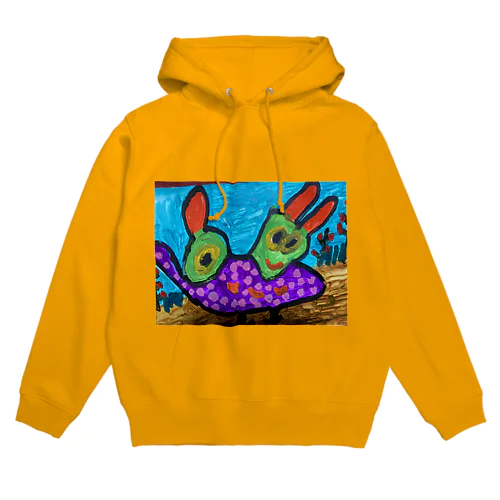 飛べない鳥アカル Hoodie