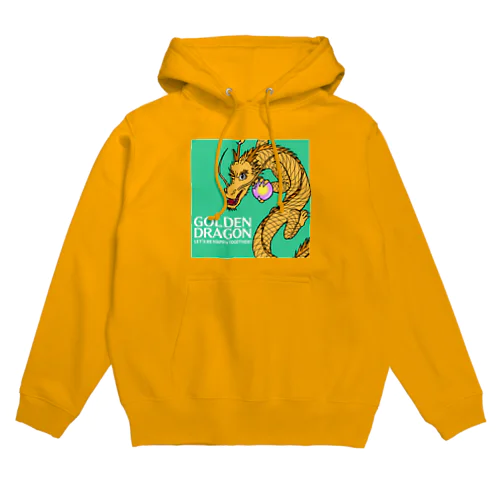 幸せの金龍さん（緑） Hoodie