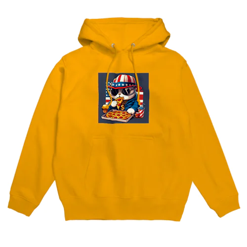 ファンキーなファット猫 Hoodie