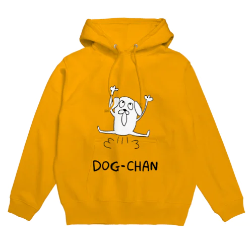 ドッグちゃんロゴ付き Hoodie