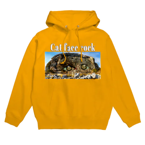 CAT　face　rock Hoodie