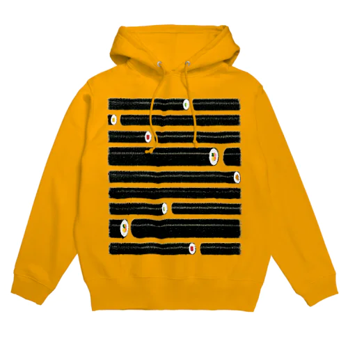 巻き寿司ボーダー Hoodie