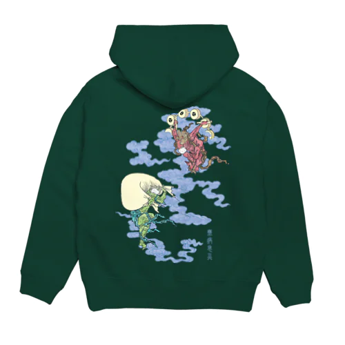 無病息災〜風神雷神〜 Hoodie