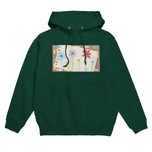 マスキングテープのお花畑 Hoodie