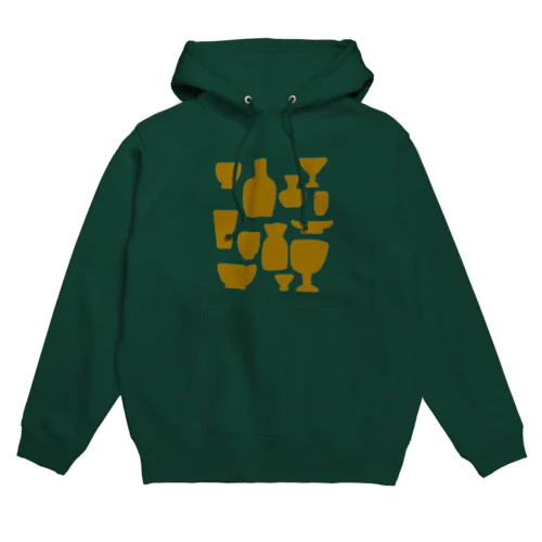 シンプルシルエット器グラス 和カラー Hoodie