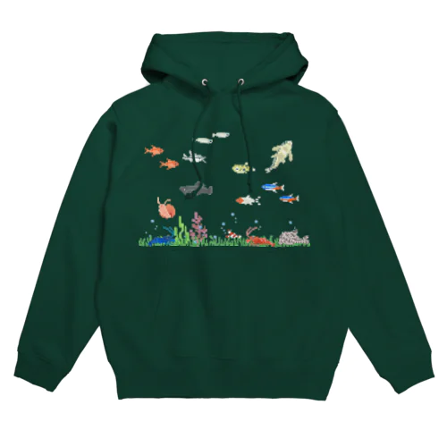 ドット絵アクアリウム:1 Hoodie