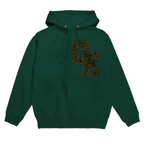 Outlow Edits monogram block logo Hoodie