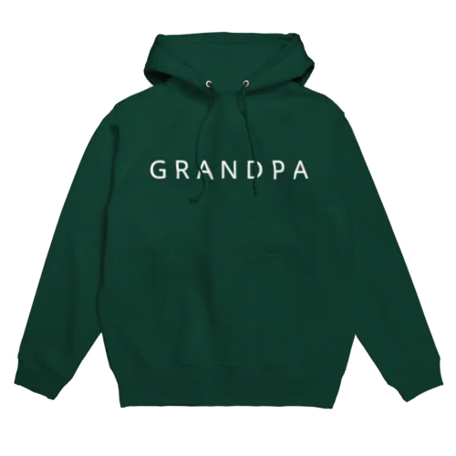 GRANDPA(白文字) パーカー