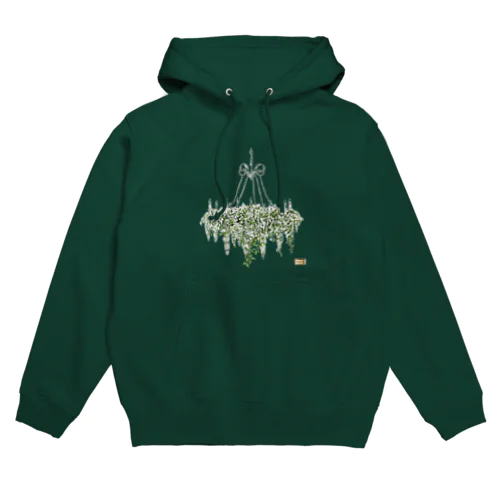 Flower chandelier かすみそう Hoodie