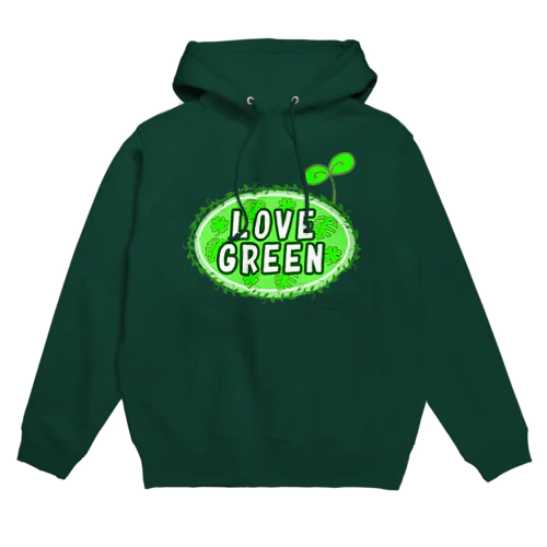 LOVE　GREEN　（ふたば） Hoodie