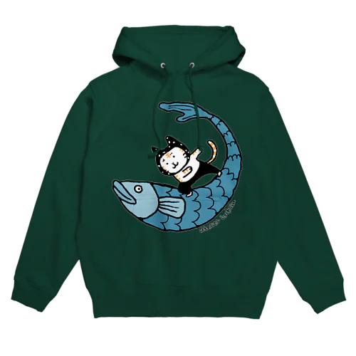 なみのりねこ Hoodie