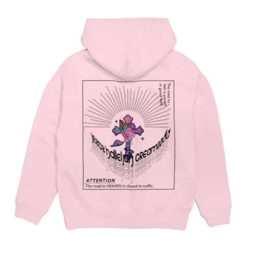 JEASUS HALLELJHA CREAMSODA 暖 Hoodie