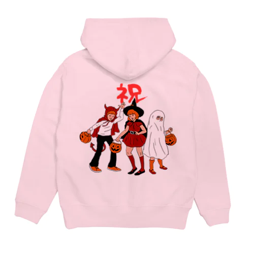 ハロウィン祝 Hoodie