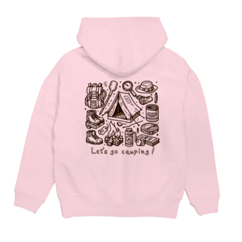 キャンプに行こう！【Let's go camping!】 Hoodie