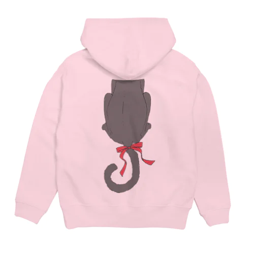 黒猫のしっぽ Hoodie