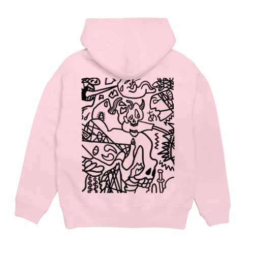 ゲルニック　白 Hoodie