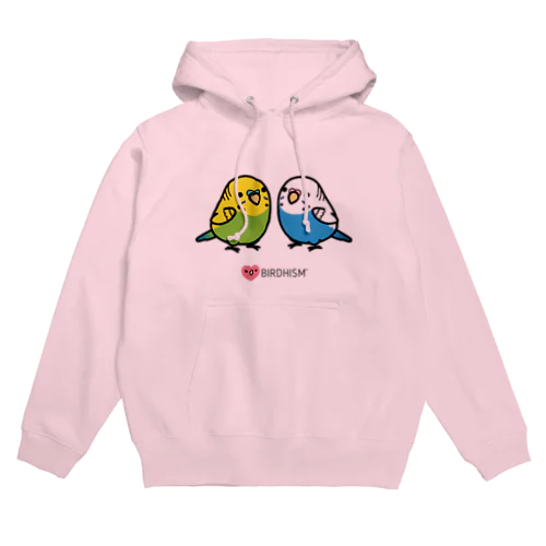 Chubby Bird 仲良しセキセイインコ Hoodie