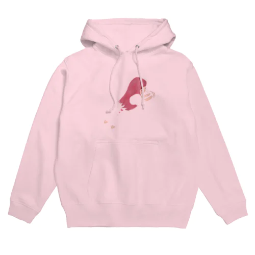 angel pushing back Hoodie