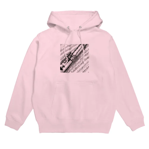 フルートの壁画 Hoodie