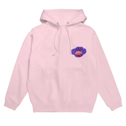 左脳　グラフィティ Hoodie