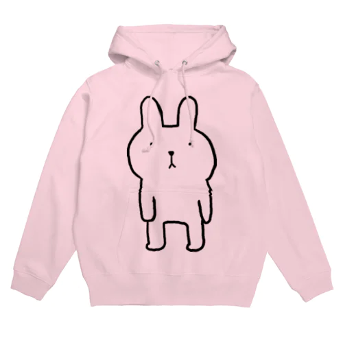 ふつウサ直立 Hoodie