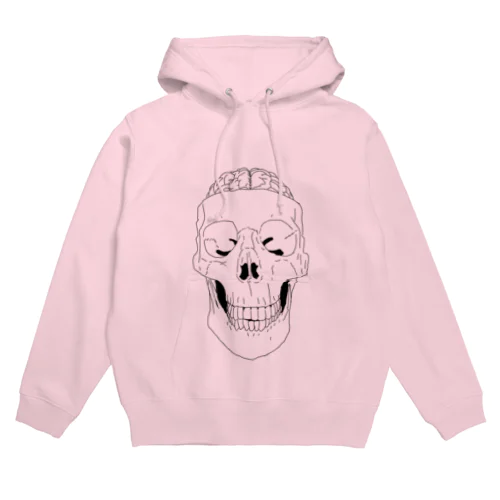 脳みそ髑髏 Hoodie