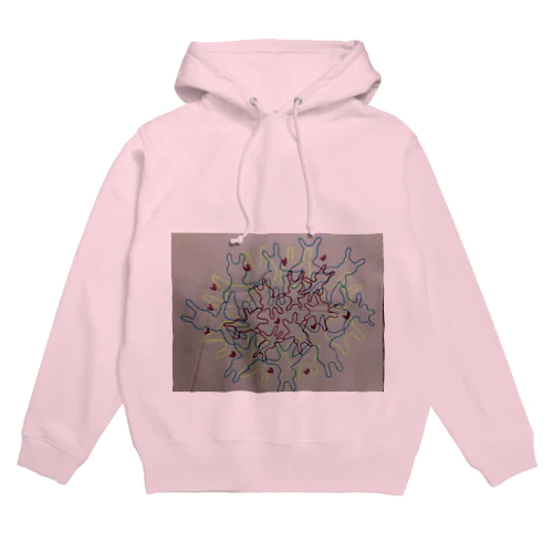 もじゃもじゃうさぎ Hoodie