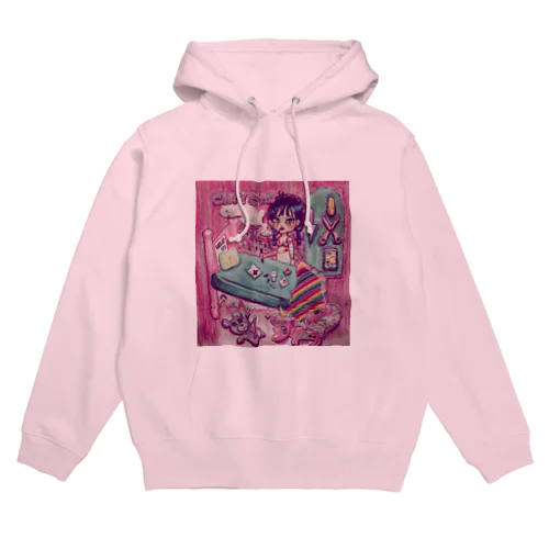 生きるのって大変∩^ω^∩ Hoodie