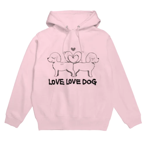 LOVE LOVE DOG パーカー