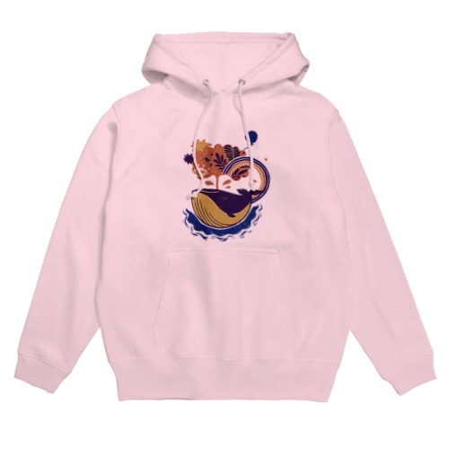 🐳 夢を運ぶくじら 🎈⁠ Hoodie