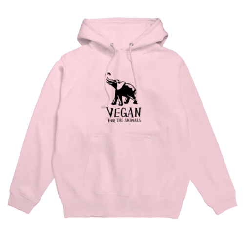 VEGAN FOR THE ANIMALS パーカー