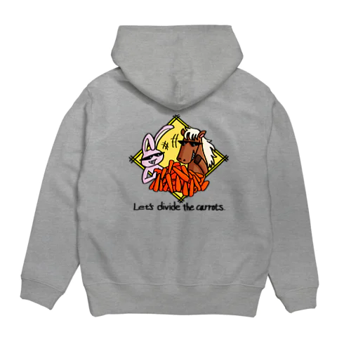 ラビットくんと友達 Hoodie