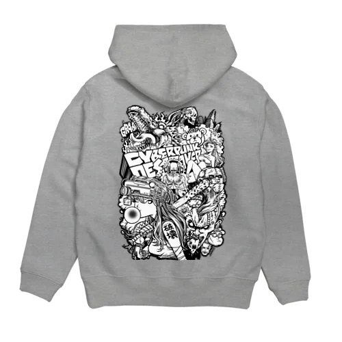 CYBERPUNK DESTROYER (MONOCHROME) Hoodie