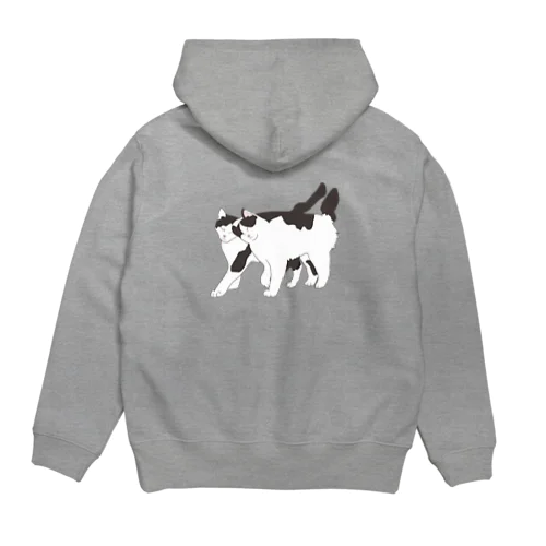 猫と猫 Hoodie