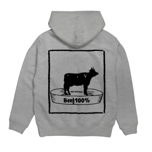 【5着限定】 BLACKtext ･ iREY (BEEF100%) Hoodie